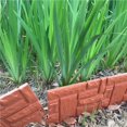 thumbnail image 3 of Mur de Briques Rouges en Plastique de Simulation, Clôture en Briques Rouges en Plastique Robuste, Clôture en Briques Rouges en Plastique Imperméable à Épissure avec Bordure Solide, Lignes Lisses pour Jardin et Cour, 3 of 9
