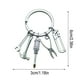 thumbnail image 1 of Fiudx Mini Llavero con Herramientas, Llave Inglesa Portátil con Colgante de Destornillador, Llavero Versátil con Herramientas de Bricolaje, Accesorio para Bolso de Garaje, Regalo Ideal para Papás, 1, 1 of 5