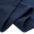 thumbnail image 4 of Bare Home Polar Fleece Cozy Bed Blanket - Hypoallergenic Premium Poly-Fiber Yarns, Thermal, Lightweight Blanket (Twin/Twin XL, Dark Blue), 4 of 9