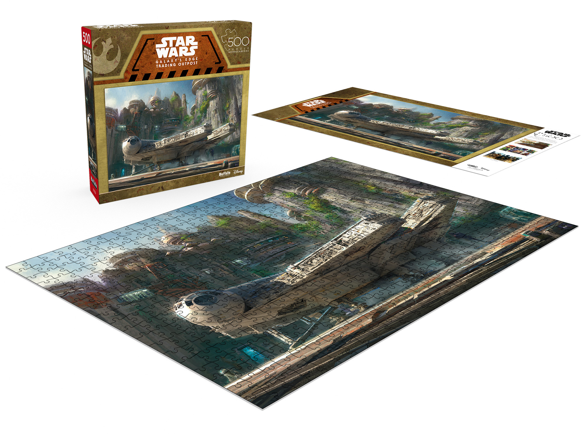 Buffalo Games 500-Piece Star Wars Galaxy's Edge Trading Post Jigsaw Puzzle