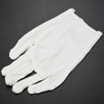 thumbnail image 6 of 24 Pairs 100% Cotton White Moisturising Lining Glove Health Music Work, 6 of 8