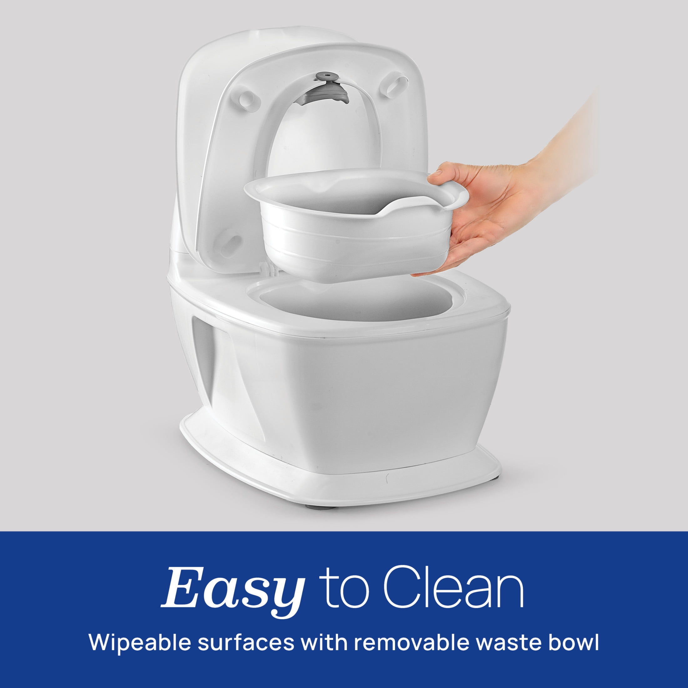 Chicco Toddler Training Toilet with Removable Bowl, Lights & Flushing Sounds - White, New