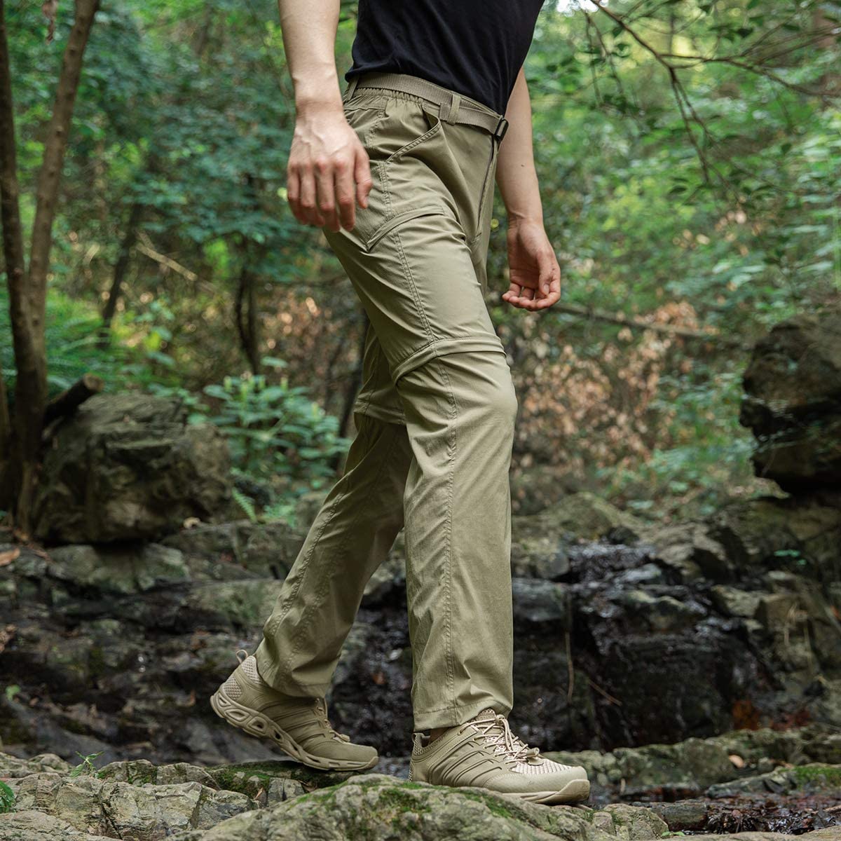 Men's Outdoor Cargo Convertible Hiking 