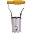thumbnail image 1 of Stainless Steel Bulb Planter Tool for Planting Bulbs - Stainless Steel & Wood Carved Handle, 1 of 5