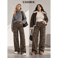 thumbnail image 3 of EMMIOL Women's Vintage Y2K Wide Leg Jeans 90s Baggy Boyfriend Style Denim Pants,High Rise Loose Fit Jeans, 3 of 7