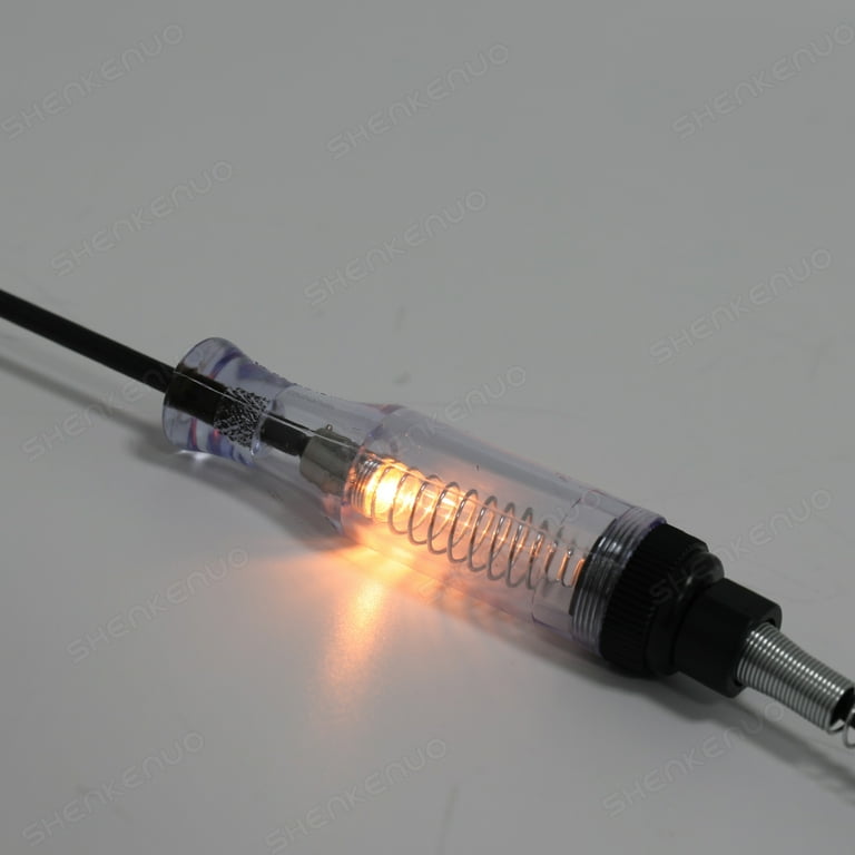 Barabesty 6V 12V 24V DC Probe Light System Test Probe Lamp Auto Car Light Circuit Tester Lampada Voltaggio Test Pen Detector