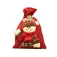 thumbnail image 2 of Adornos navideños, adornos navideños, regalos navideños Bolsa de regalo de Navidad Bolsa de regalo de lino tridimensional Estilo anciano Estilo muñeco de nieve Bolsa de regalo de lino Productos de lin, 2 of 6