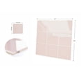 thumbnail image 2 of Pink Peel and Stick Glass Tile, 12'' x 12'' Square Mosaic Glass Backsplash Stick On Wall Tiles for Kitchen Bathroom (5 Sheets), 2 of 6