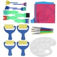 thumbnail image 4 of Herramientas de pintura con esponja pincel de dibujo seguro y fácil de agarrar para niños para hacer proyectos de manualidades DIY para pintar para niños ANGGREK Otros, 4 of 8
