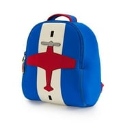 Dabbawalla Bags Preschool and Toddler Airplane Backpack, BlueRed