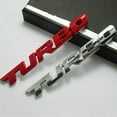 thumbnail image 3 of Trayknick Cool 3D Alloy Metal Letter Turbo Car Motorcycle Emblem Badge Sticker Decal Decor, 3 of 9
