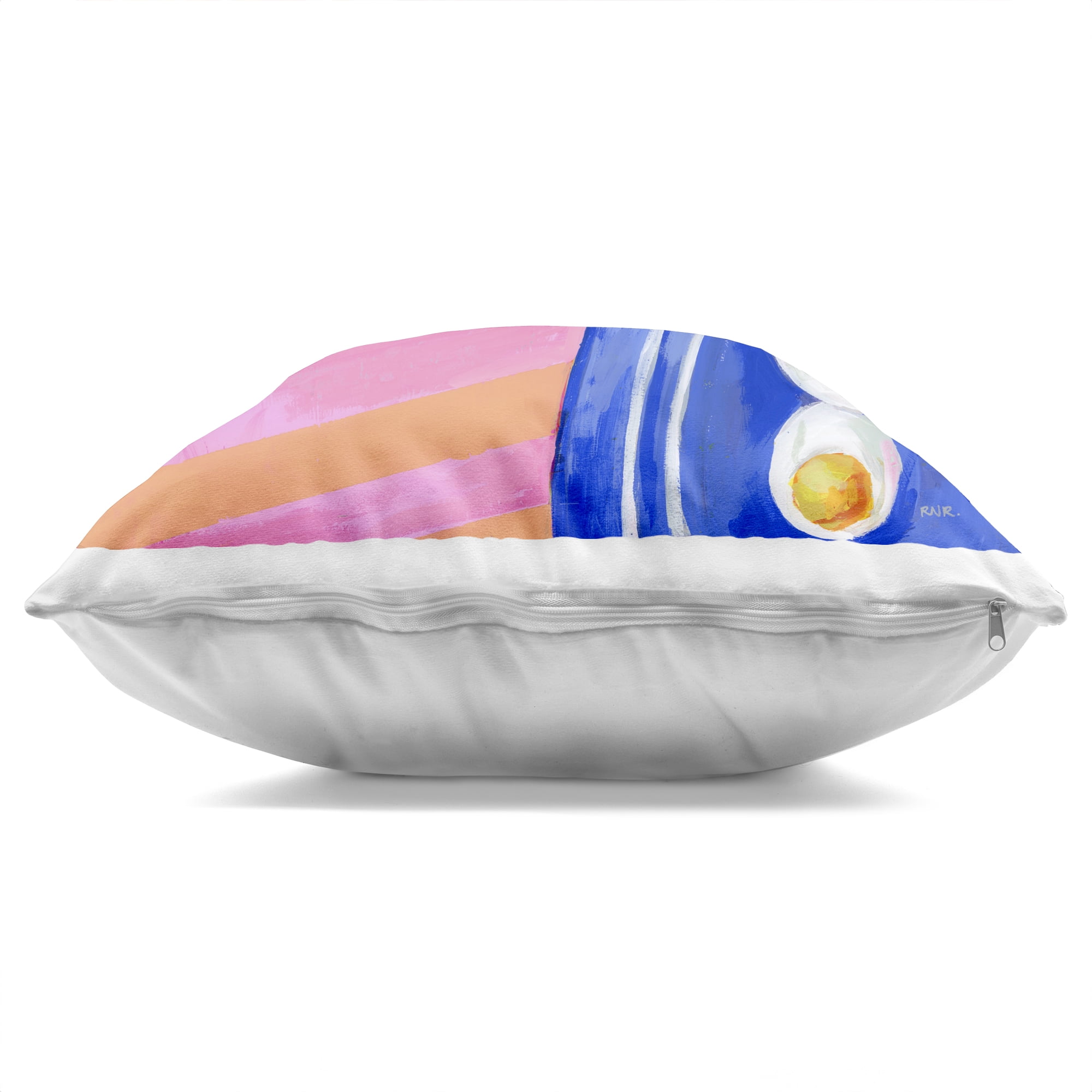 Stupell Industries Summer Snacks Picnic Blanket Decorative Printed Throw Pillow, design by Rachael Reese, 18 x 7 x 18