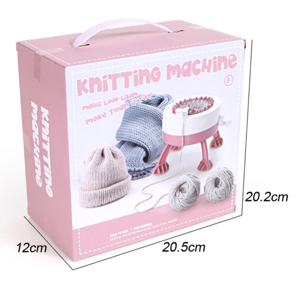 AJZIOJIRO Kids Girls Toys 22 Needles Knitting Machine Toys Kids 48 Needles Hand-knitted Toys Educational Toys for 6-12 Year Old Girls Gift