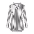thumbnail image 3 of Gelikeya Hidden Nursing Tops for Breastfeeding Women Double Layer V Neck Maternity Shirts Postpartum Tee Soft Comfortable OTHER, Size XL, 3 of 4