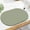 Green, variant on AZXY Brown Bathroom Rugs,Bath Mats for Bathroom Floor,Diatomite Bath Mat,Round Washable Quick Dry Absorbent Nonslip Bathmat Under $15
