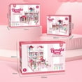 thumbnail image 5 of HJJLRH Doll House Dollhouse - DIY Pretend Play Building Playset, Dollhouse Asseccories and Furniture,Gift for 6 7 8 9 Girls Toddler, 5 of 9
