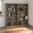 Bush Furniture Universal 5 Shelf Bookcase Set of 2
