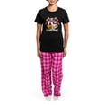 thumbnail image 4 of CafePress - Mclean Coat Of Arms Women's Dark Pajamas - Women's Short Sleeve Print T-Shirt and Pants Dark Cotton Pajama Set, 4 of 7