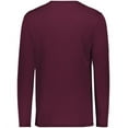 thumbnail image 5 of Augusta Sportswear B25734538 Super Soft-Spun Polyester Long Sleeve T-Shirt, Maroon - 3XL, 5 of 5
