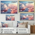 thumbnail image 4 of Designart "Canvas of the Skies Cloudy Artistry VIII" Landscapes Floater Framed Canvas Art Print, 4 of 7