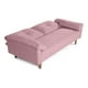 thumbnail image 4 of Sofá Cama De Lino Palo De Rosa Modelo Mandela, 4 of 8