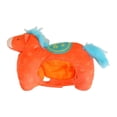 thumbnail image 3 of Sombrero de caballo de peluche, funda para la cabeza, accesorio para disfraz DIY, disfraz de peluche novedoso Naranja, 3 of 9