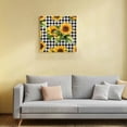 thumbnail image 4 of Canvas Print Wall Art Oil Paintings Farm Watercolor Blossom Sunflower Picture Prints Artwork for Living Room Kitchen Bathroom Bedroom,Stretched and Framed Ready to Hang,Floral on Classic Buffalo, 4 of 9