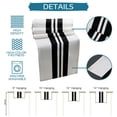 thumbnail image 6 of Black White Strips Table Runner Home Wedding Decor Table Flag Mat Table Centerpieces Decoration Party Dining Long Tablecloth, 6 of 6