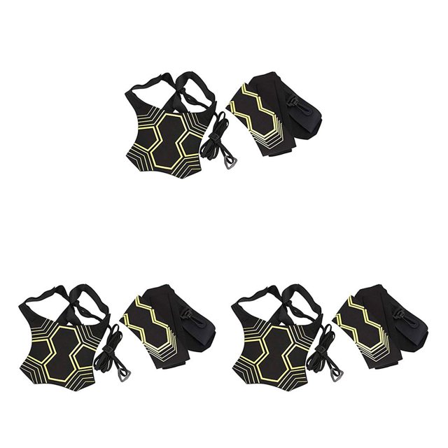 Greeniant Entrenadores de fútbol Cinturones de entrenamiento de fútbol Correas de práctica auxiliares ajustables para niños adultos, amarillo Type1 NO1 Greeniant CBP157931