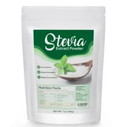 Nature Premium Stevia Extract Powder Natural Sweetener Zero Calorie Sugar Substitute Zero-Carb, Stevia Leaf Extract, No Chemicals, Non GMO, 100% Natural Stevia Sweetener 7oz