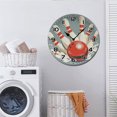 thumbnail image 2 of ZXCXRQFa Desk Clocks Bowling Ball Sport Wooden Silent Non-Ticking 10 Inch Round Clocks Battery Operated Analog for Living Room Kitchen Bedroom Bathroom Office Home School Decor, 2 of 7