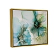 thumbnail image 3 of Abstract Flower Petals Blooming Abstract Graphic Art Metallic Gold Framed Art Print Wall Art, 3 of 6
