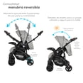 thumbnail image 4 of Carriola para Bebé y Autoasiento D'bebé Sistema de Viaje Elite Reversible Travel System Con Portabebé Gris, 4 of 6