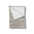 thumbnail image 2 of Aztec Soft Flannel Fleece Throw Blanket, Geometric Shapes in Hand-Drawn Style Grunge and Retro Cultural Illustration, Cozy Plush for Indoor and Outdoor Use, 50" x 60", Multicolor, by Ambesonne, 2 of 5