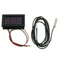 thumbnail image 2 of DC 12V LED Digital Thermometer Temp Sensor Meter NTC Probe -50 ~ 110°C Detector, 2 of 9
