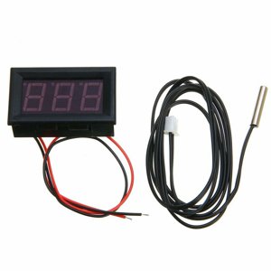 Dc 12V Led Digital Thermometer Temp Sensor Meter Ntc Probe -50 ~ 110°C Detector