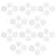 thumbnail image 1 of Navidad Copos de nieve Árbol de Navidad Colgando Inicio Inicio Glitter Artesanías Colgantes Decoración Regalo de vacaciones Niños Niños Blanco 40 Piezas Inevent HA009993-01B, 1 of 6