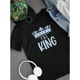 thumbnail image 3 of The King Petparent T-Shirt Men -Smartprints Designs, Male Medium, 3 of 5