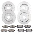 thumbnail image 4 of Front Rear Brake Discs Rotors Ceramic Pads For Honda Odyssey 2011 2012 2013 2014, 4 of 5