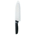 thumbnail image 4 of Mainstays 5" Stainless Steel Santoku Kitchen Knife Black, 4 of 8