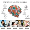 thumbnail image 5 of Yiaed Hawaiian Style Print Multifunction Beanie Hats for Women Men Slouchy Knit Beanie Hat Winter Hat Scarf Stretch Skull Cap, 5 of 8