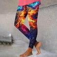 thumbnail image 1 of TaTaai Fashion Starry Sky Print Stretchy Women High Waisted Tight Yoga Pants Non-see-through Elastic Breathable Gym Athletic Workout Daily Casual Leggings Gift, 1 of 5