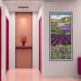 thumbnail image 2 of GUOOL Cross Stitch Embroidery DIY Needlework Embroidery Set - Lavender Flower, DIY 25x57cm, 2 of 9