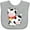 AC-Heather Grey, variant on Inktastic Cow Boys or Girls Baby Bib