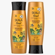 Skala Brasil Expert Viral Brazilian Hair Care Kit Maracujá & Patauá Oil Shampoo Conditioner 250ml Each Passion Fruit Hair Cream 35.2 oz