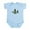 Sky Blue, variant on - EMERALD TIES Body Suit - Baby Light Bodysuit, Size Newborn - 24 Months