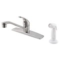 thumbnail image 1 of Pfister Pfirst Series 1-Handle Kitchen Faucet with Side Spray, Polished Chrome, 1 of 8