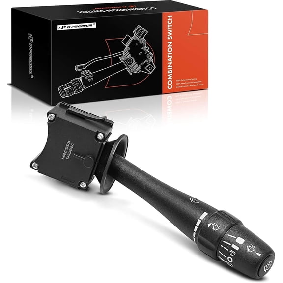 A-Premium Front Windshield Wiper and Washer Switch Lever Compatible with Chevy Pontiac Saturn - 2005-2010 - Cobalt, HHR, Malibu, G5, G6, Pursuit, Solstice, Aura, Sky