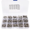 thumbnail image 1 of MasteelfCA 500 Pcs/ensemble Écrou à Vis en Acier Inoxydable Kit d'Assortiment - M5 (Argent), 1 of 7