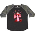 thumbnail image 3 of Inktastic Happy Valentine Cute Red Cartoon Dragon with Hearts Boys or Girls Toddler T-Shirt, 3 of 5